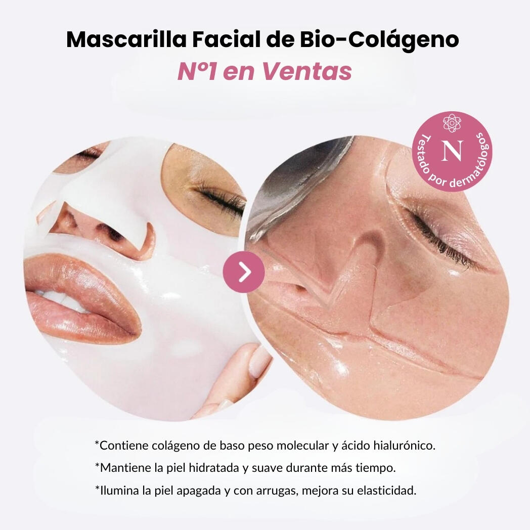Mascarilla Facial Bio-Colágeno Hidratante